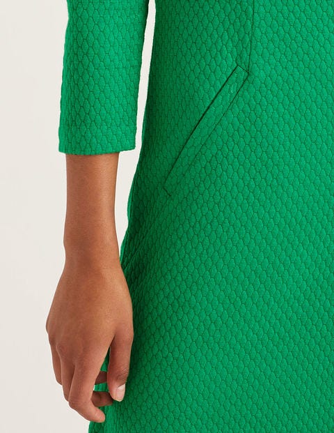 Agnes Jacquard Dress - Highland Green Agnes Jacquard Dress - Highland Green