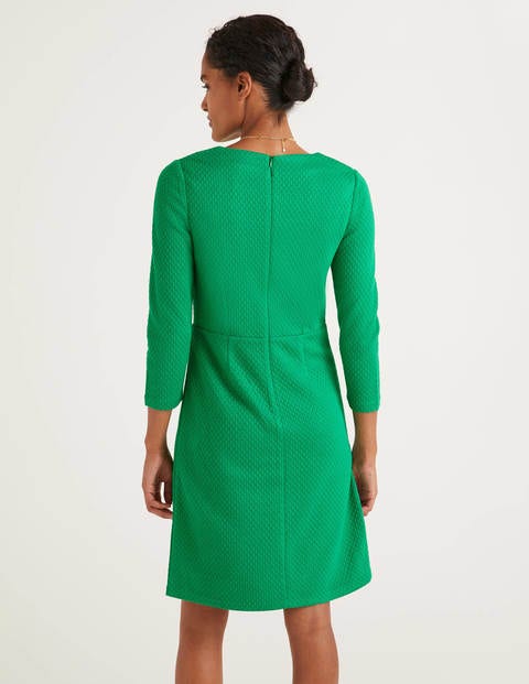 Agnes Jacquard Dress - Highland Green Agnes Jacquard Dress - Highland Green
