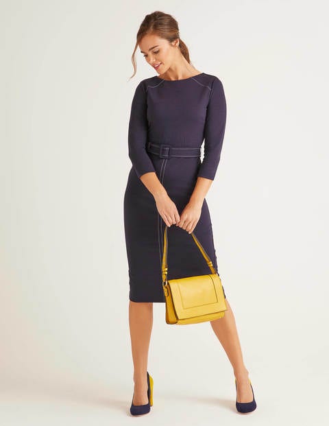 Rosalie Ponte Dress - Navy Rosalie Ponte Dress - Navy