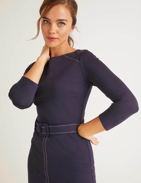 Rosalie Ponte Dress - Navy Rosalie Ponte Dress - Navy