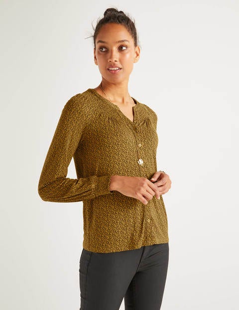Alba Jersey Shirt - Trumpet/Black, Sweet Petal Alba Jersey Shirt - Trumpet/Black, Sweet Petal