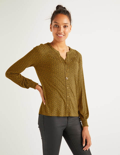 Alba Jersey Shirt - Trumpet/Black, Sweet Petal Alba Jersey Shirt - Trumpet/Black, Sweet Petal