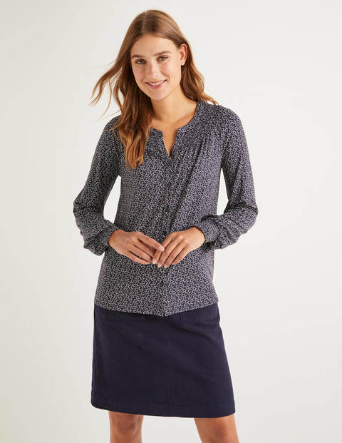 Alba Jersey Shirt - Navy/Ivory, Sweet Petal Alba Jersey Shirt - Navy/Ivory, Sweet Petal