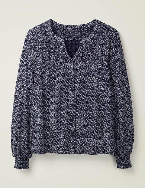 Alba Jersey Shirt - Navy/Ivory, Sweet Petal Alba Jersey Shirt - Navy/Ivory, Sweet Petal