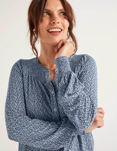 Alba Jersey Shirt - River/Navy, Sweet Petal Alba Jersey Shirt - River/Navy, Sweet Petal