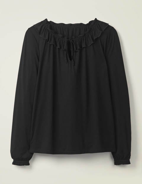 Catriona Jersey Top - Black Catriona Jersey Top - Black