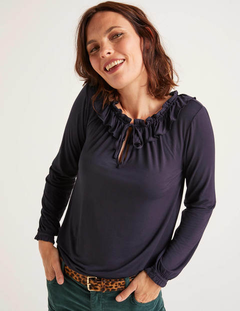 Catriona Jersey Top - Navy Catriona Jersey Top - Navy
