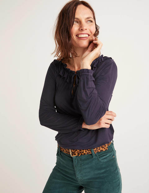 Catriona Jersey Top - Navy Catriona Jersey Top - Navy