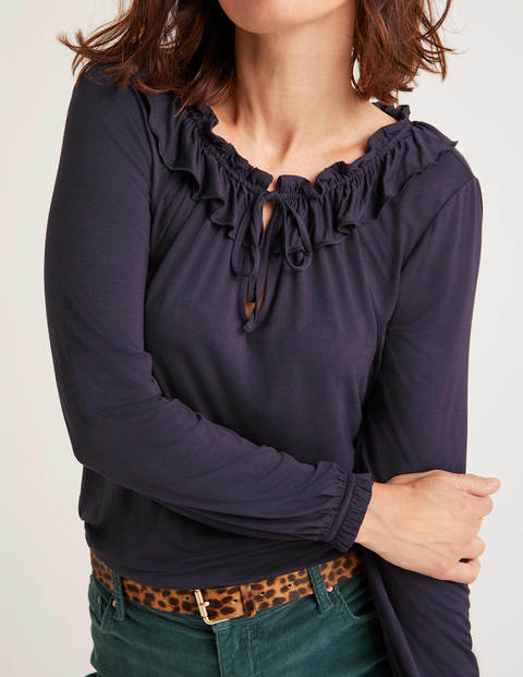 Catriona Jersey Top - Navy Catriona Jersey Top - Navy