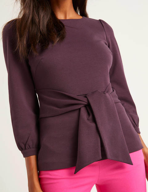 Josephine Ponte Top - Fig Josephine Ponte Top - Fig