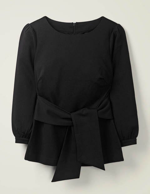 Josephine Ponte Top - Black Josephine Ponte Top - Black
