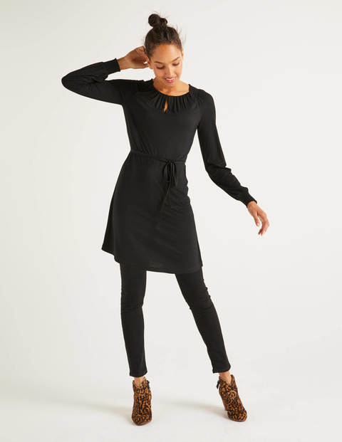Clementine Jersey Tunic - Black Clementine Jersey Tunic - Black