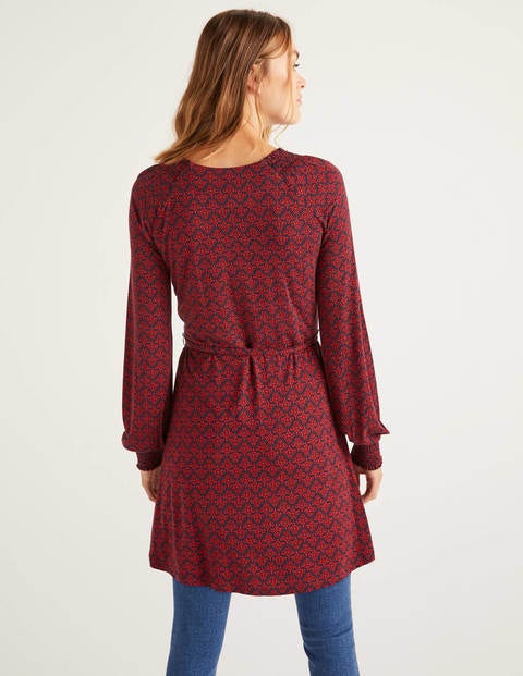 Clementine Jersey Tunic - Navy/Red, Poppyseed Bud Clementine Jersey Tunic - Navy/Red, Poppyseed Bud