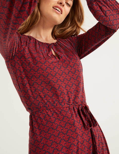 Clementine Jersey Tunic - Navy/Red, Poppyseed Bud Clementine Jersey Tunic - Navy/Red, Poppyseed Bud