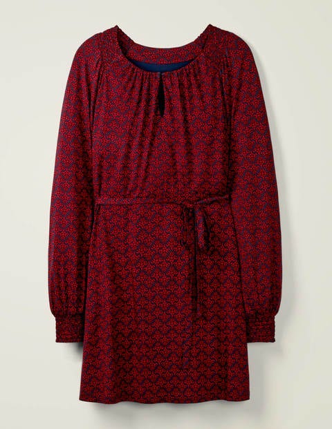 Clementine Jersey Tunic - Navy/Red, Poppyseed Bud Clementine Jersey Tunic - Navy/Red, Poppyseed Bud