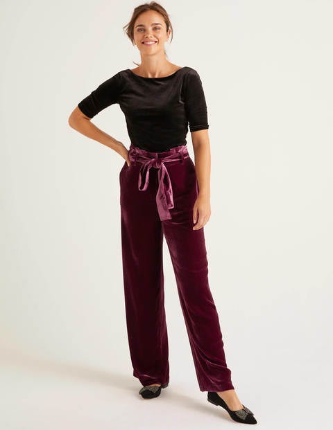 Top Laura En Velours À Dos Échancré - Noir Top Laura En Velours À Dos Échancré - Noir