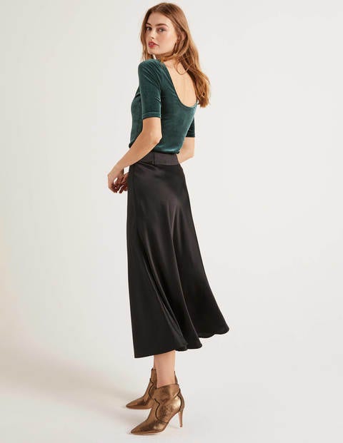 Laura Scoop Back Velvet Top - Midnight Garden Laura Scoop Back Velvet Top - Midnight Garden