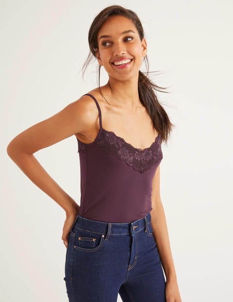 Lace Cami - Fig Lace Cami - Fig