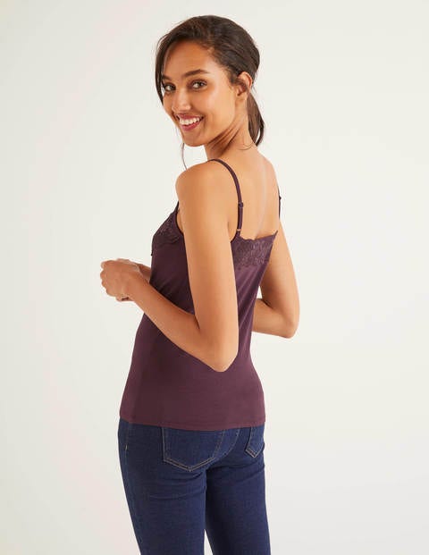 Lace Cami - Fig Lace Cami - Fig
