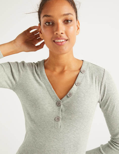 Ida Jersey Top - Grey Marl Ida Jersey Top - Grey Marl