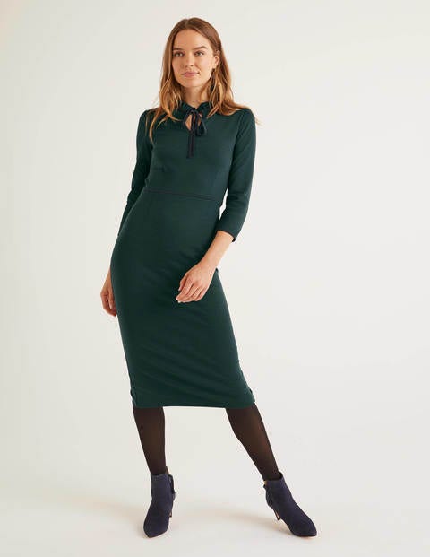 Layla Ponte-Kleid - Mitternachtsgrün/Navy Layla Ponte-Kleid - Mitternachtsgrün/Navy