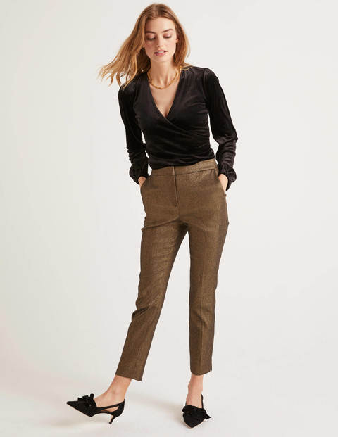 Ellie Velvet Wrap Top - Black Ellie Velvet Wrap Top - Black