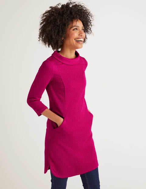 Andrea Jacquard Tunic - English Berry Andrea Jacquard Tunic - English Berry