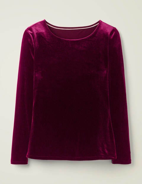Suki Velvet Top - Beetroot Suki Velvet Top - Beetroot