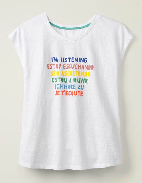 I'm Listening Charity T-Shirt - I'm Listening, Weiß I'm Listening Charity T-Shirt - I'm Listening, Weiß
