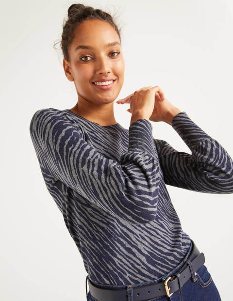 Pull Antonia - Anthracite chiné, zèbre Pull Antonia - Anthracite chiné, zèbre