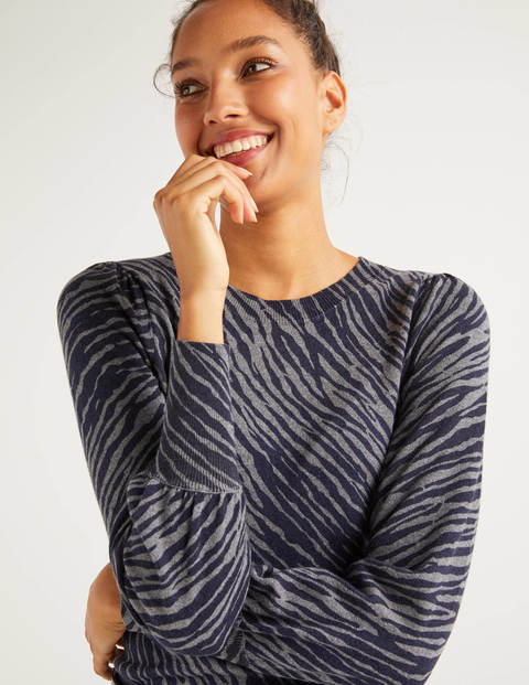 Pull Antonia - Anthracite chiné, zèbre Pull Antonia - Anthracite chiné, zèbre