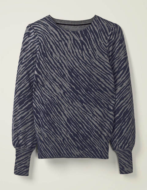 Pull Antonia - Anthracite chiné, zèbre Pull Antonia - Anthracite chiné, zèbre