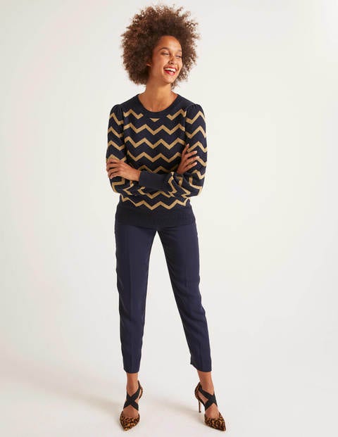 Antonia Sweater - Lurex Zig Zag Antonia Sweater - Lurex Zig Zag
