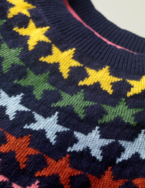 Zoe Fair Isle Jumper - Navy/Multi Star Zoe Fair Isle Jumper - Navy/Multi Star