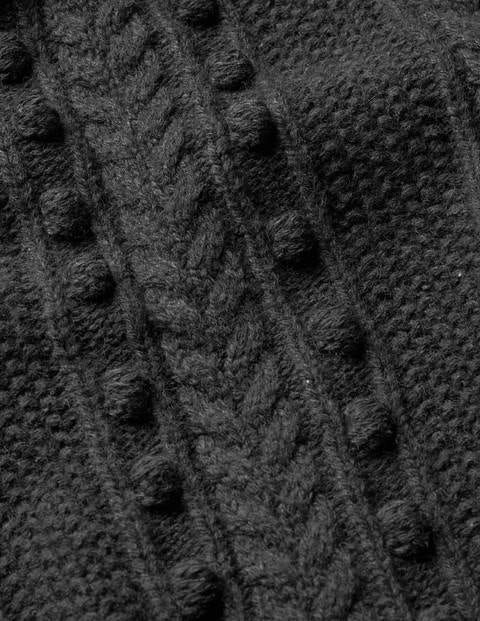 Elodie Cable Jumper - Charcoal Melange Elodie Cable Jumper - Charcoal Melange