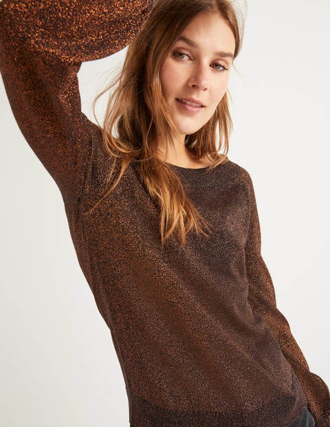 Mabel Jumper - Black and Copper Sparkle Mabel Jumper - Black and Copper Sparkle