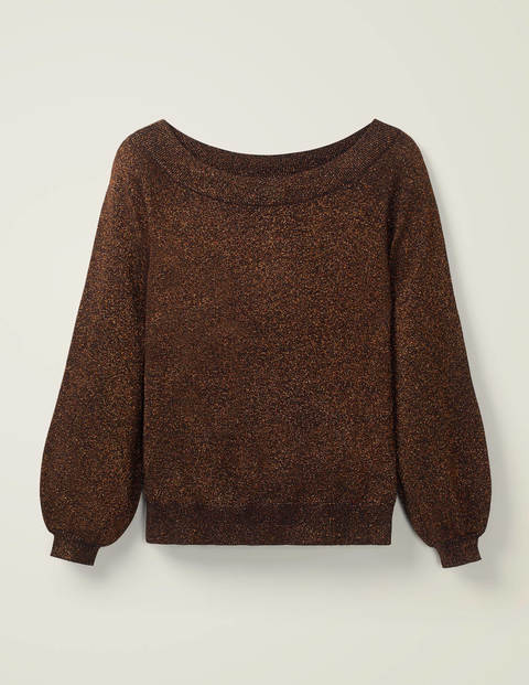 sparkly v neck jumper