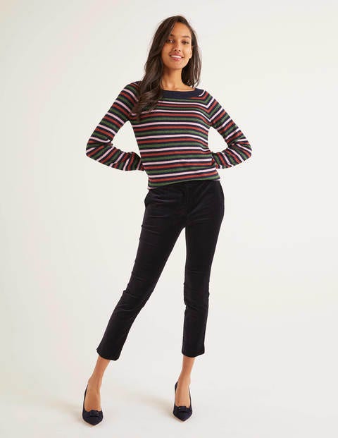 Mabel Jumper - Navy Sparkle Multi Stripe Mabel Jumper - Navy Sparkle Multi Stripe