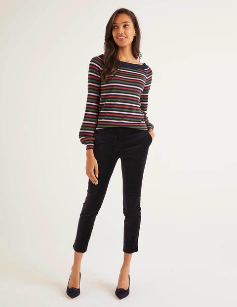 Mabel Jumper - Navy Sparkle Multi Stripe Mabel Jumper - Navy Sparkle Multi Stripe