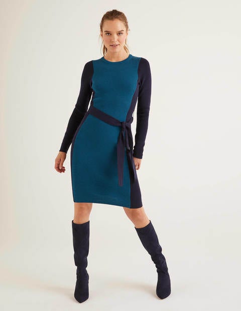 Rosa Kleid - Dunkles Petrol Rosa Kleid - Dunkles Petrol