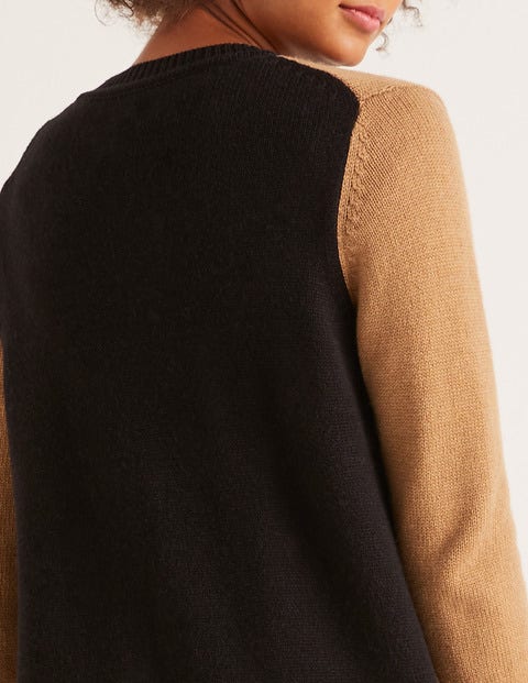 Rosamund Cardigan - Camel/Black Rosamund Cardigan - Camel/Black