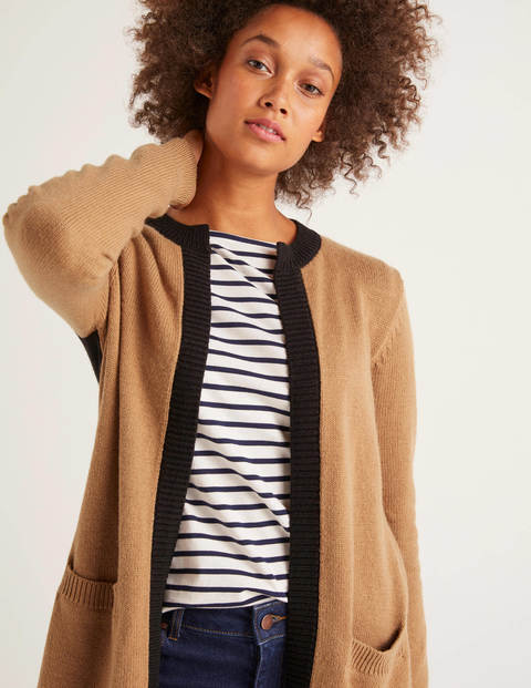 Rosamund Cardigan - Camel/Black Rosamund Cardigan - Camel/Black