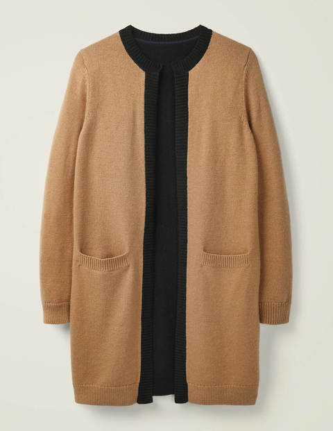 Rosamund Cardigan - Camel/Black Rosamund Cardigan - Camel/Black