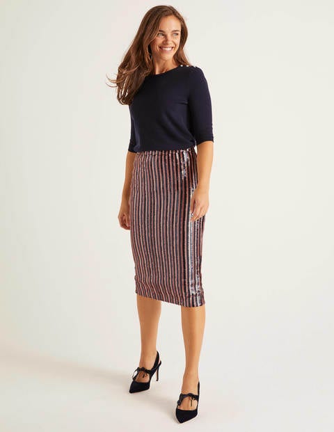 Betty Jewelled Jumper - Navy Betty Jewelled Jumper - Navy