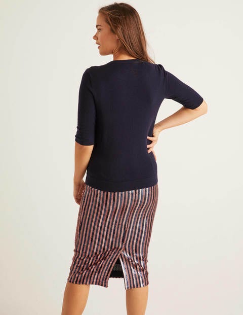 Betty Jewelled Jumper - Navy Betty Jewelled Jumper - Navy