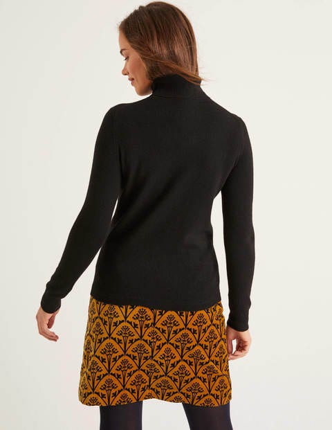 Cashmere Roll Neck - Black Cashmere Roll Neck - Black