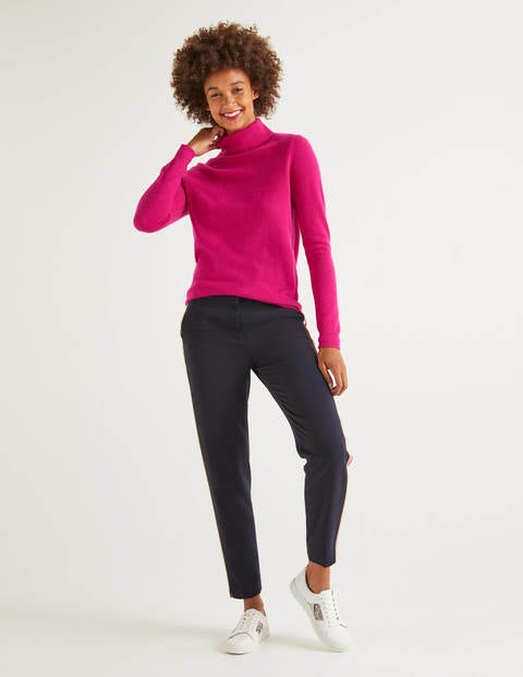 Cashmere Roll Neck - English Berry Cashmere Roll Neck - English Berry