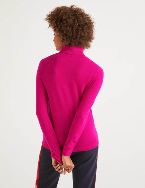 Cashmere Roll Neck - English Berry Cashmere Roll Neck - English Berry
