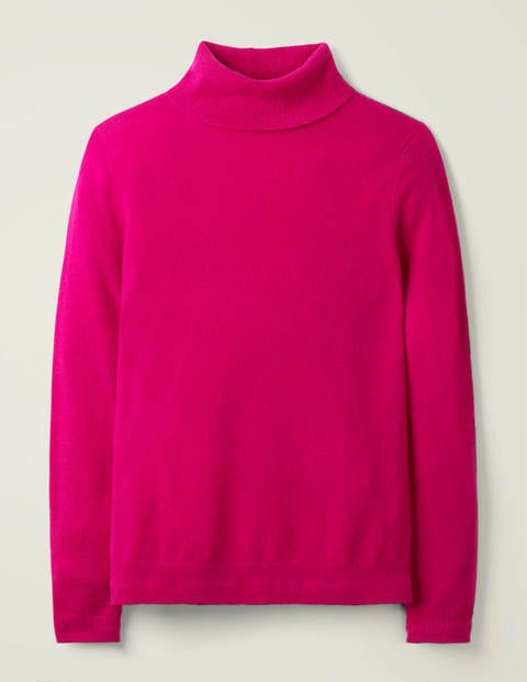 Cashmere Roll Neck - English Berry Cashmere Roll Neck - English Berry