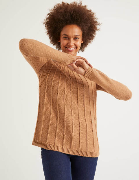 Phoebe Sweater - Camel Melange Phoebe Sweater - Camel Melange